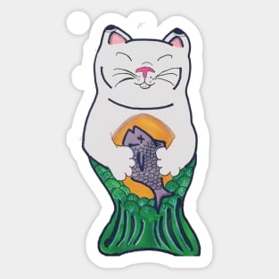 Happy Merkitten Sticker